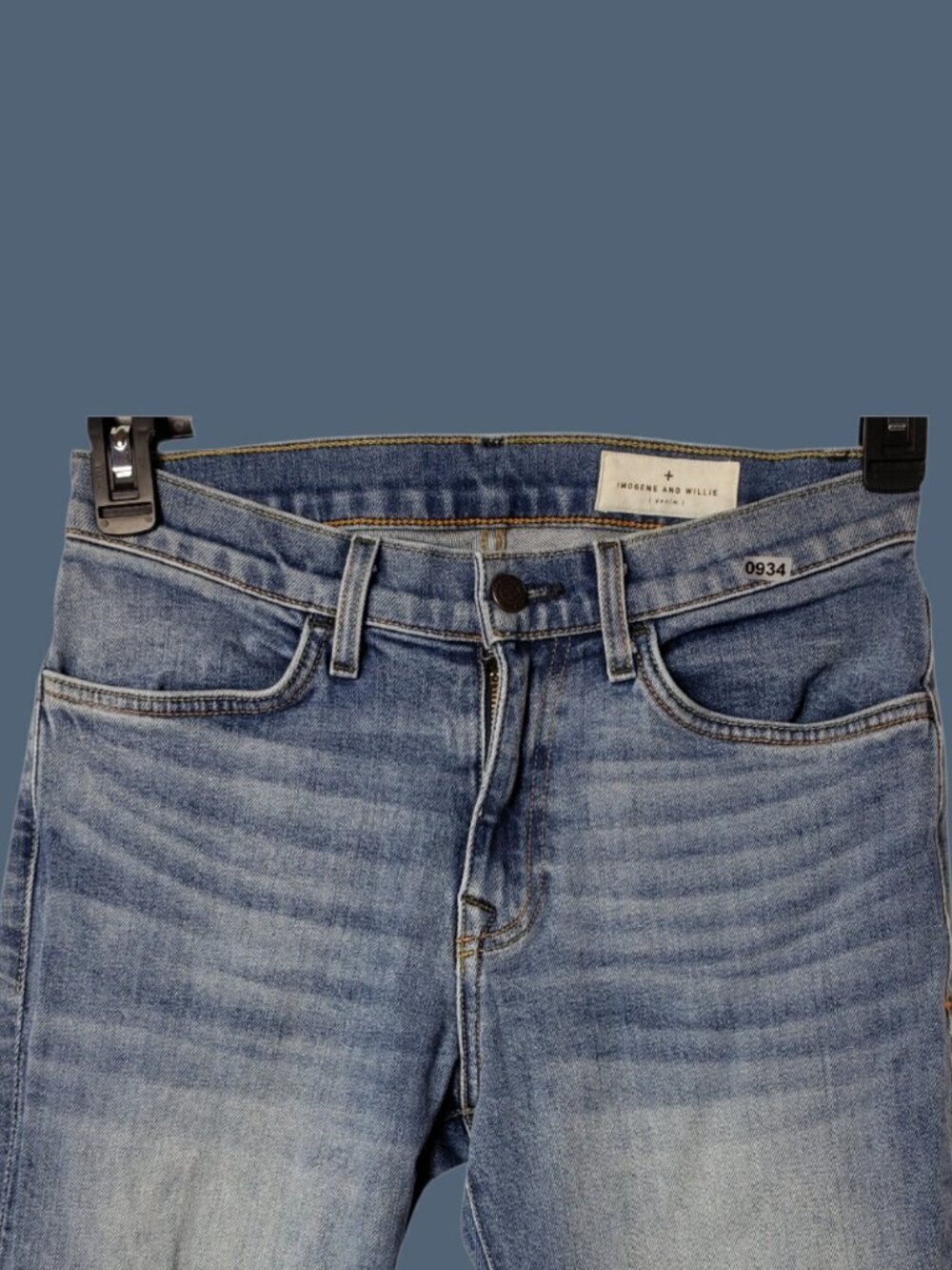 Imogene+Willie SlimJeans Womens Wash Denim Blue Size 26 - Picture 12 of 14